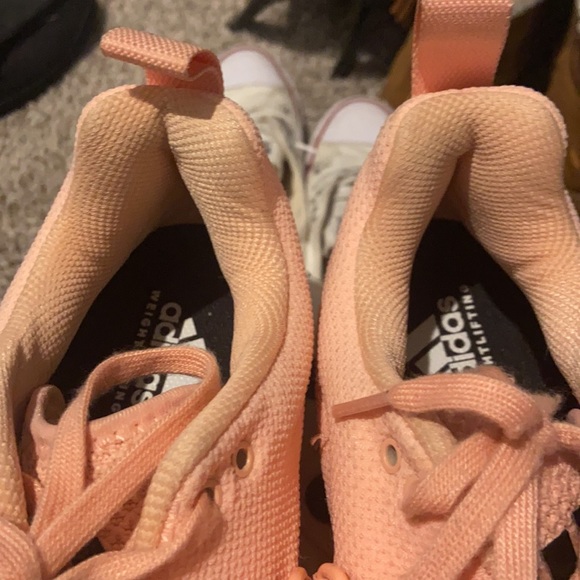 Adidas pink 7 1/2 lifting shoes - Picture 7 of 11